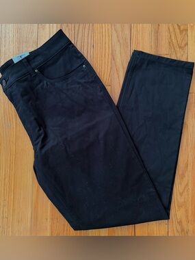 George brand mens Classic Black Straight-Leg Pants